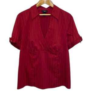 Lane Bryant Red Blouse